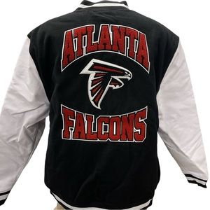 New Era NFL Atlanta Falcons Chenille Wool Blend Varsity Jacket Choose Your Size